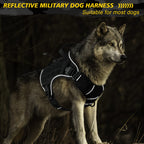 GuardianGrip Tactical Dog Vest - Large, Reflective, Green -  by Handbags Specialist Headquarter | Available at Handbags Specialist Headquarter
