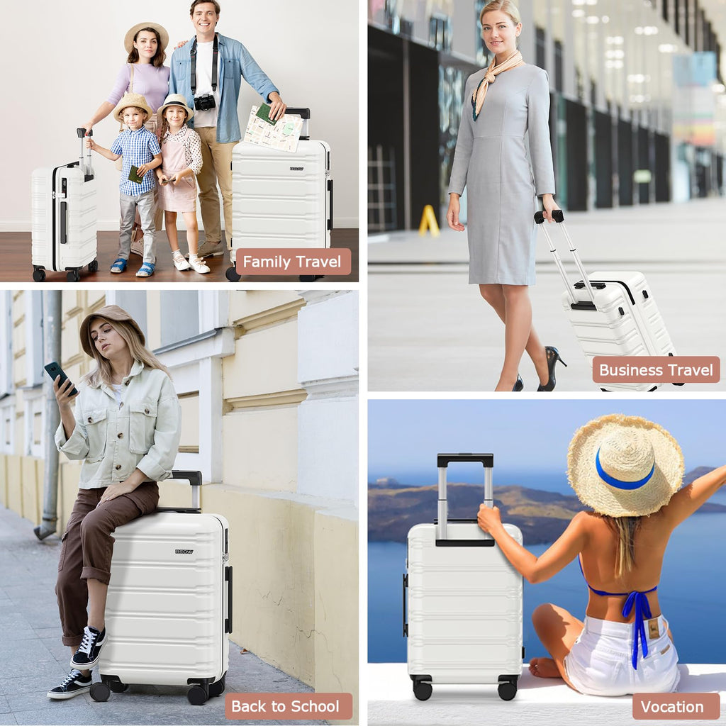BEOW Spinner Luggage Set - Luggage Travel Bags by Handbags Specialist Headquarter | Available at Handbags Specialist Headquarter