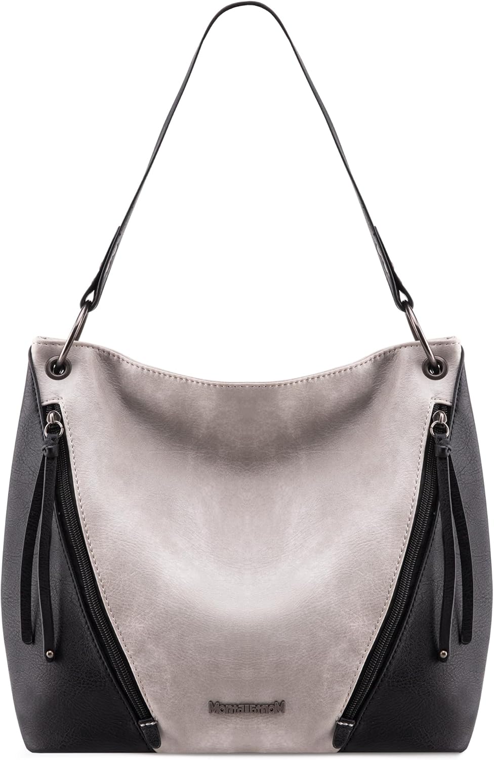 West Zip Hobo Purse - Crossbody Bags by Handbags Specialist Headquarter | Available at Handbags Specialist Headquarter