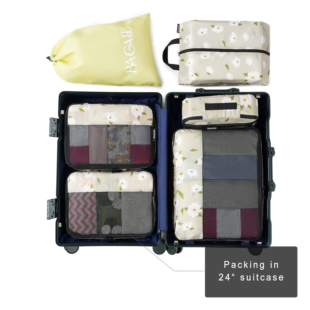 BAGAIL Travel Cubes: 8/9 Set Packing Organizers -  by Handbags Specialist Headquarter | Available at Handbags Specialist Headquarter