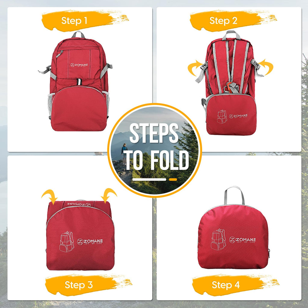 ZOMAKE 35L Compact Waterproof Hiking Backpack - Backpack Bags by Handbags Specialist Headquarter | Available at Handbags Specialist Headquarter