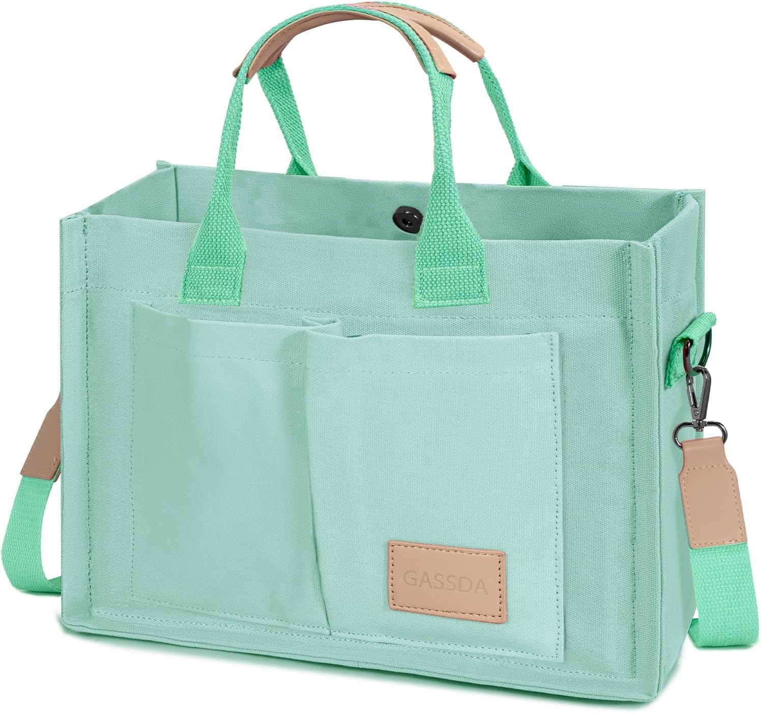 ChicCanvas Tote: Stylish Crossbody with Pockets - Totes by Handbags Specialist Headquarter | Available at Handbags Specialist Headquarter