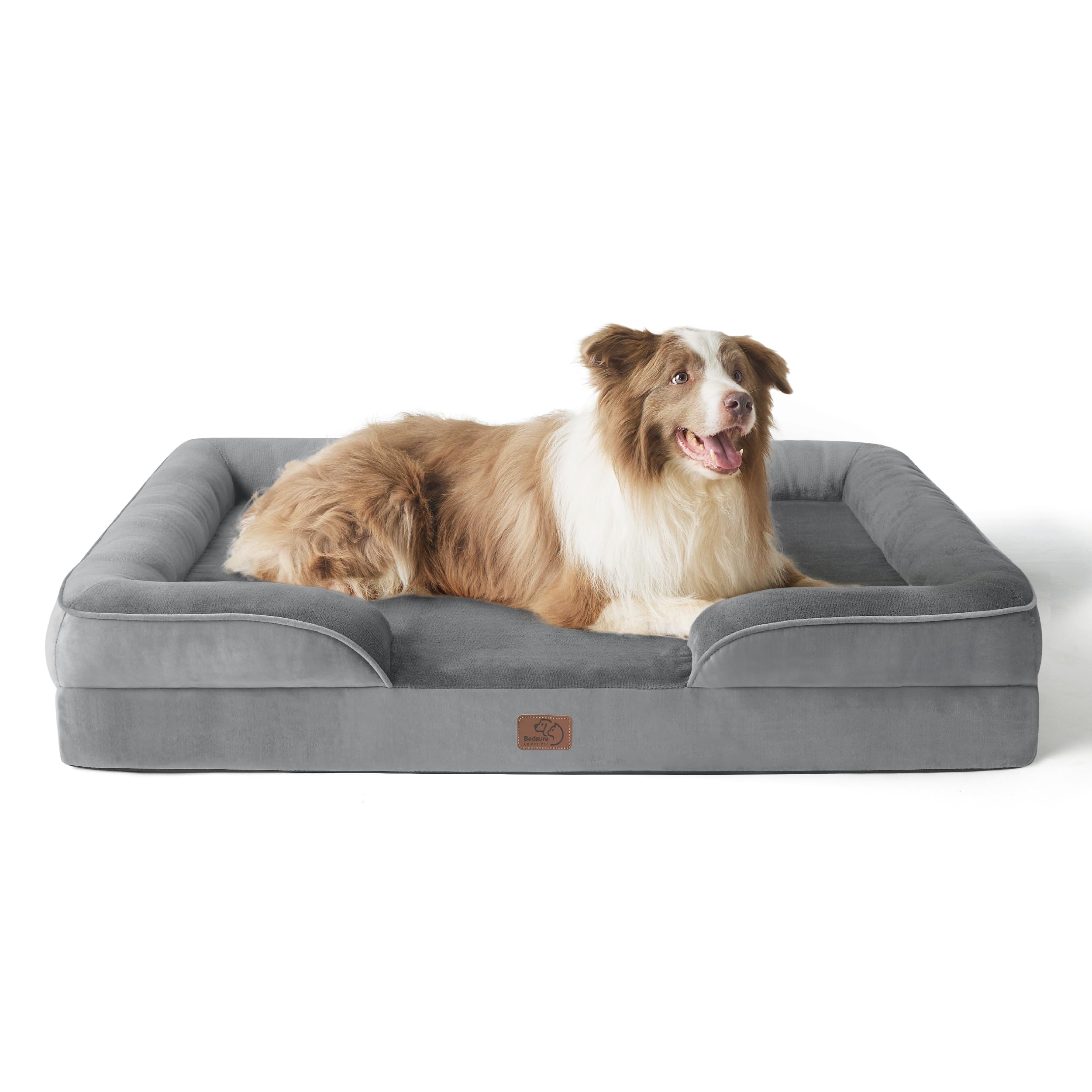 ComfyPaws Orthopedic Washable Dog Sofa - Large, Grey -  by Handbags Specialist Headquarter | Available at Handbags Specialist Headquarter