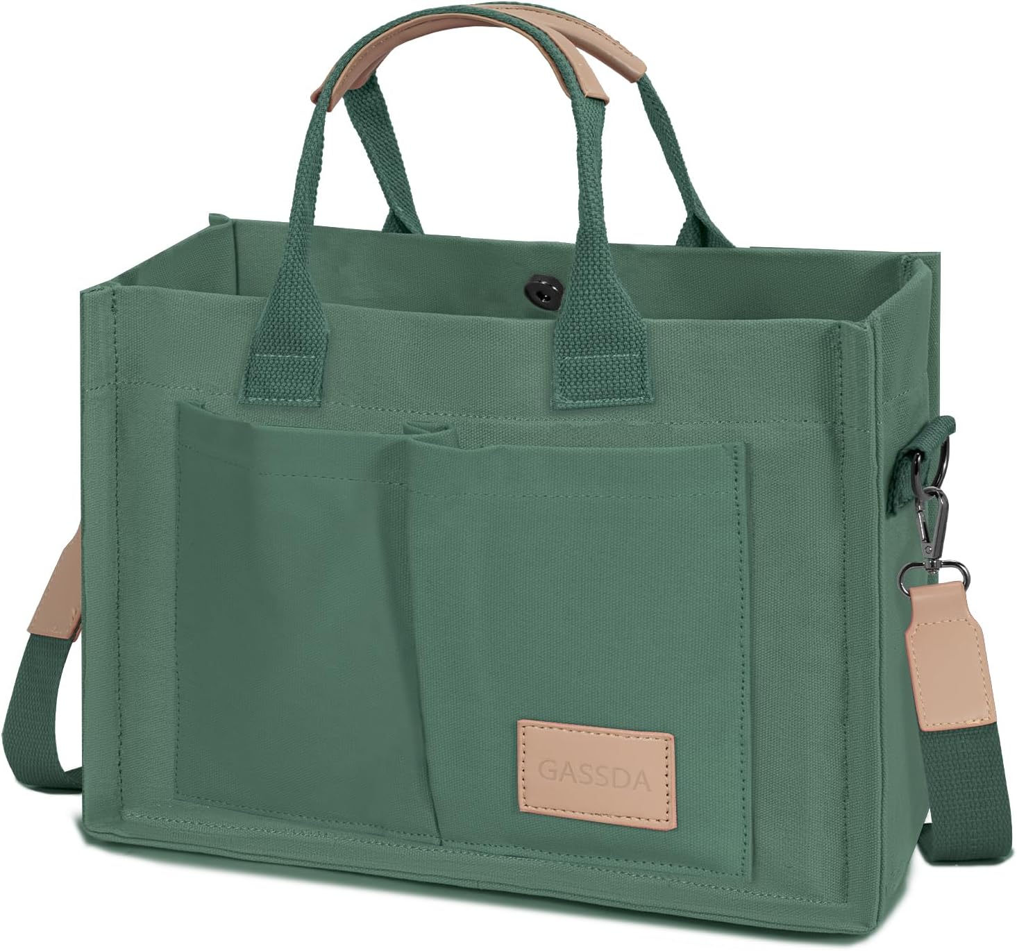 ChicCanvas Tote: Stylish Crossbody with Pockets - Totes by Handbags Specialist Headquarter | Available at Handbags Specialist Headquarter