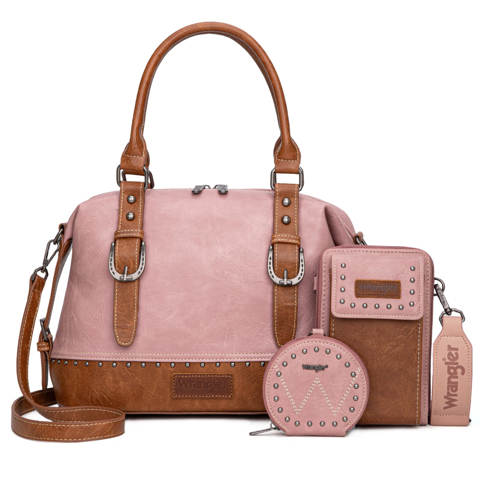 Wrangler Women's Trio: Satchel, Phone Bag & Coin Purse
