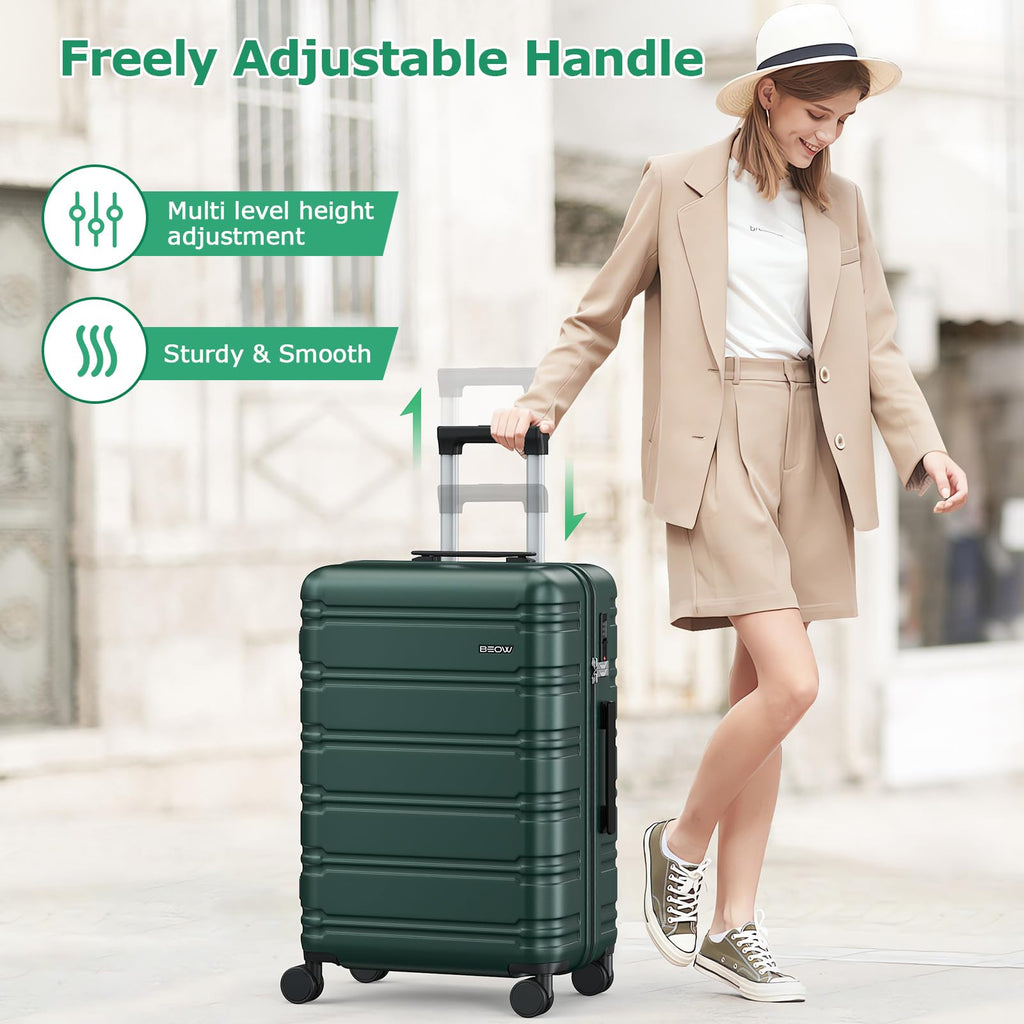 BEOW Spinner Luggage Set - Luggage Travel Bags by Handbags Specialist Headquarter | Available at Handbags Specialist Headquarter