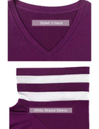 Summer V-Neck Plus Tunic Tee for Women 1X-5X - Woman T-Shirt by Handbags Specialist Headquarter | Available at Handbags Specialist Headquarter