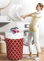 Collapsible Hamper Bag - Grey - Laundry Baskets by Handbags Specialist Headquarter | Available at Handbags Specialist Headquarter