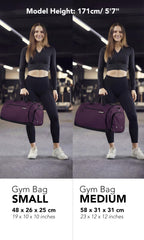 Fitgriff® Gym Bag with Shoe & Wet Compartment