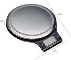 LCD Kitchen Scale - Black & Steel - Home & Kitchen by Handbags Specialist Headquarter | Available at Handbags Specialist Headquarter