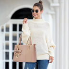 Luxe Leather Satchel & Crossbody Bags -  by Handbags Specialist Headquarter | Available at Handbags Specialist Headquarter