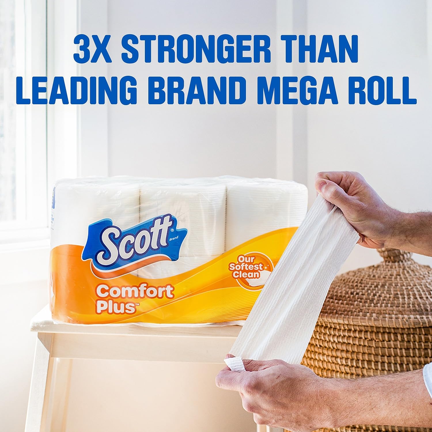 Scott SoftEase: 12 Double Rolls, Septic-Safe Tissue - Toilet Paper by Handbags Specialist Headquarter | Available at Handbags Specialist Headquarter