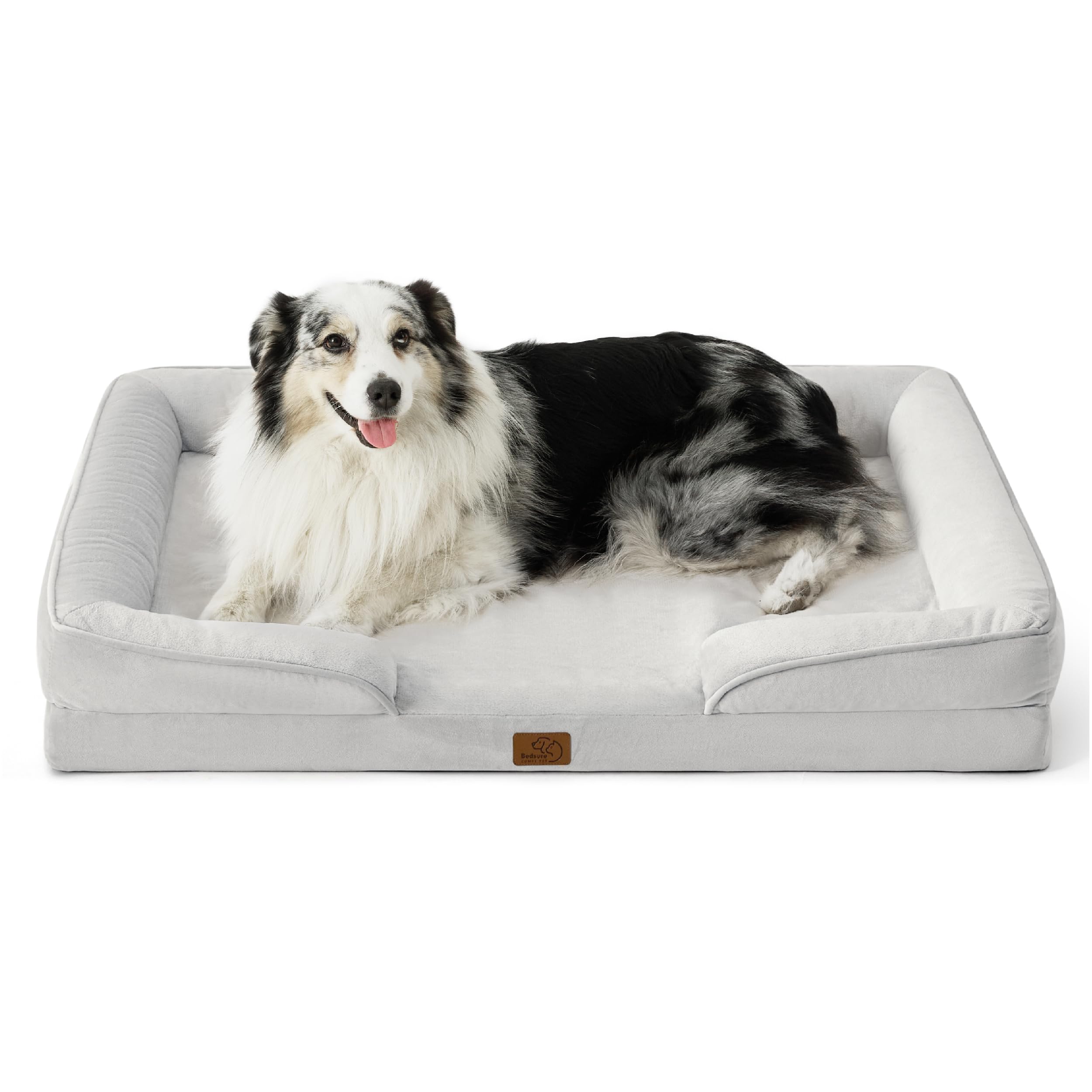 ComfyPaws Orthopedic Washable Dog Sofa - Large, Grey -  by Handbags Specialist Headquarter | Available at Handbags Specialist Headquarter