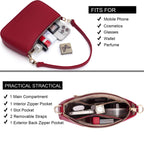 Retro Vegan Leather Shoulder Bag -  by Handbags Specialist Headquarter | Available at Handbags Specialist Headquarter