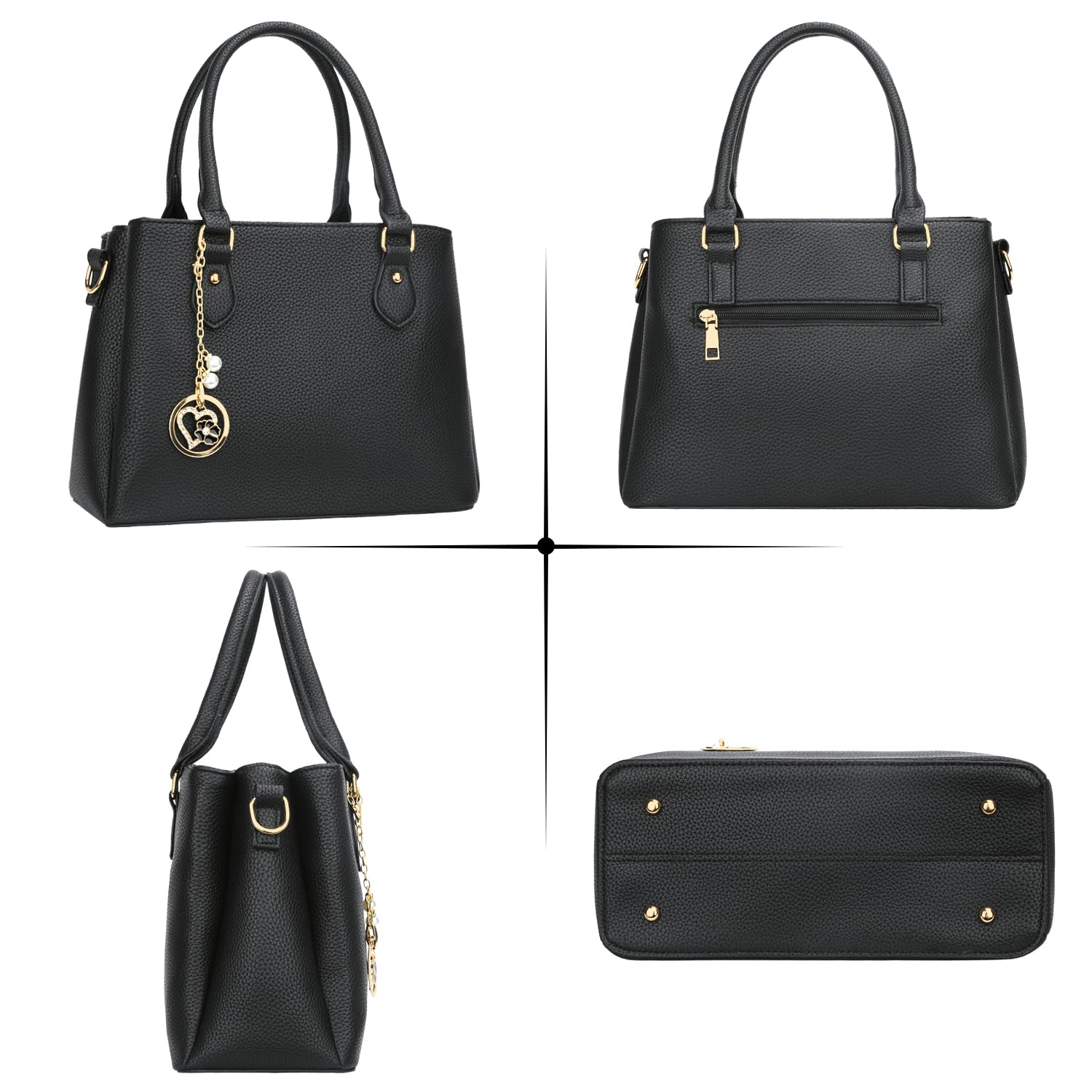 Luxe Leather Satchel & Crossbody Bags -  by Handbags Specialist Headquarter | Available at Handbags Specialist Headquarter