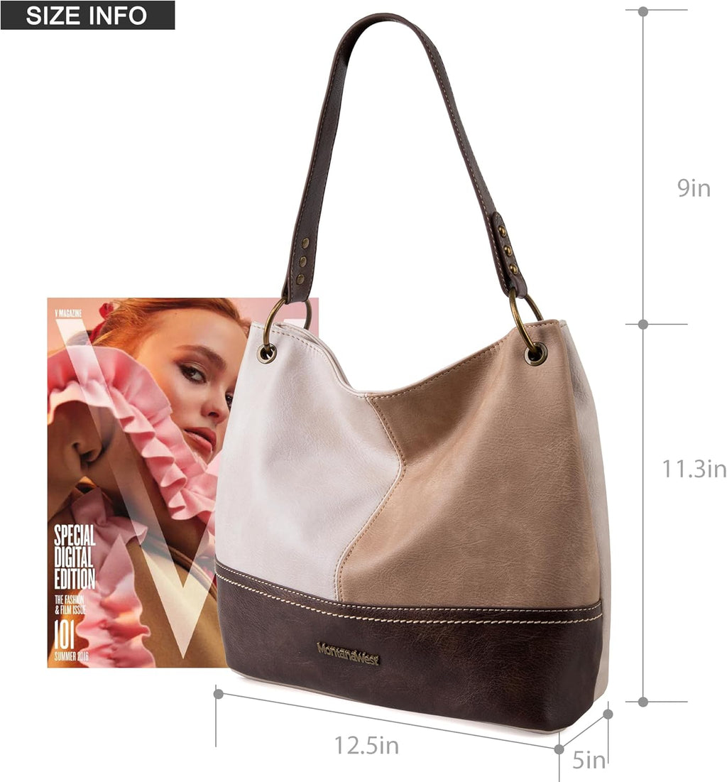 West Zip Hobo Purse - Crossbody Bags by Handbags Specialist Headquarter | Available at Handbags Specialist Headquarter