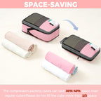 BAGAIL Expandable Travel Compression Cubes Set -  by Handbags Specialist Headquarter | Available at Handbags Specialist Headquarter