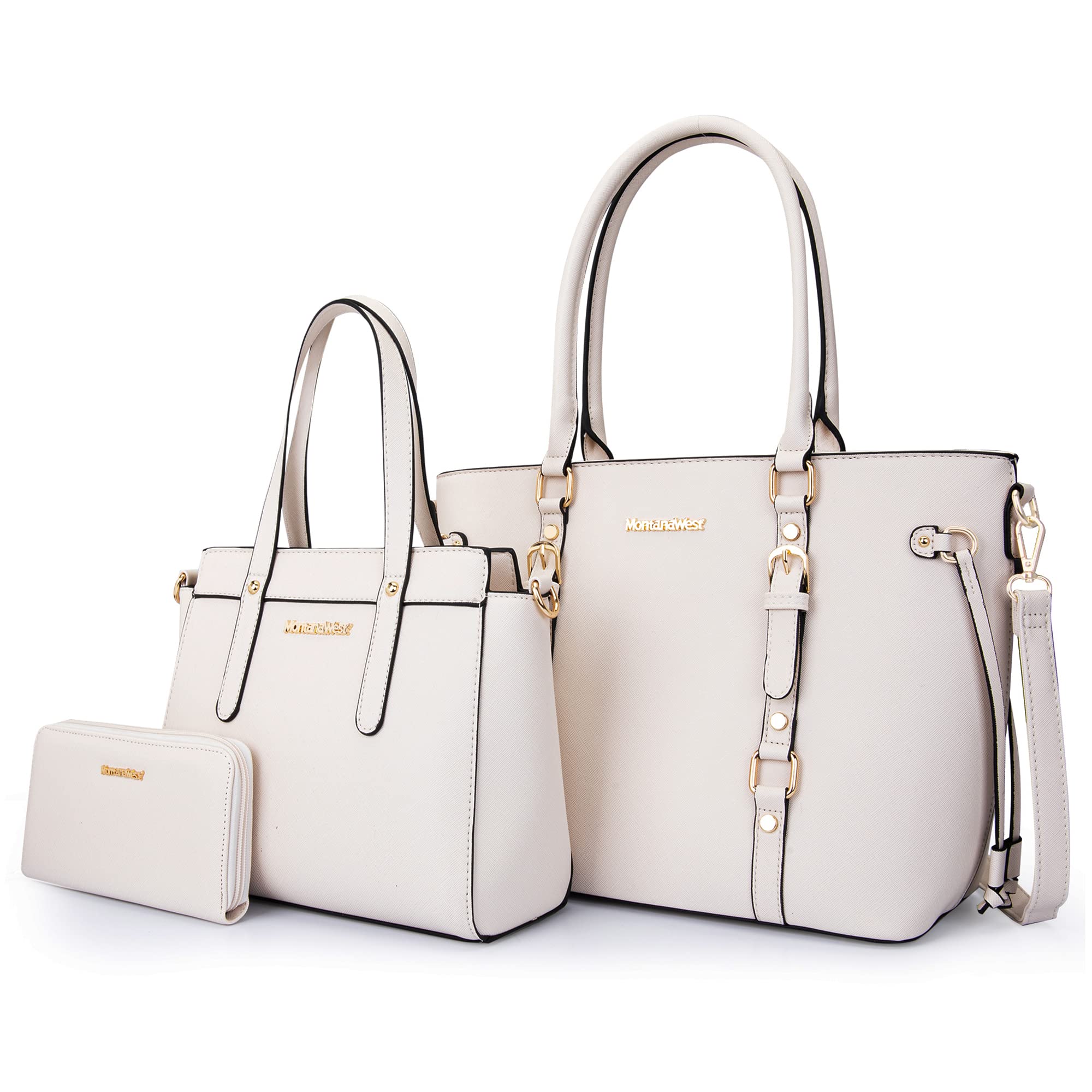 Montana West Luxe Trio: Tote, Wallet & Satchel Set