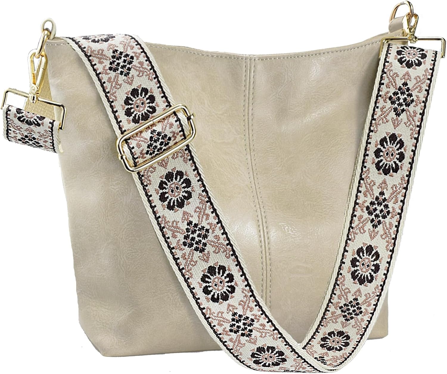 ChicHobo Vegan Leather Crossbody Bag with Strap -  by Handbags Specialist Headquarter | Available at Handbags Specialist Headquarter