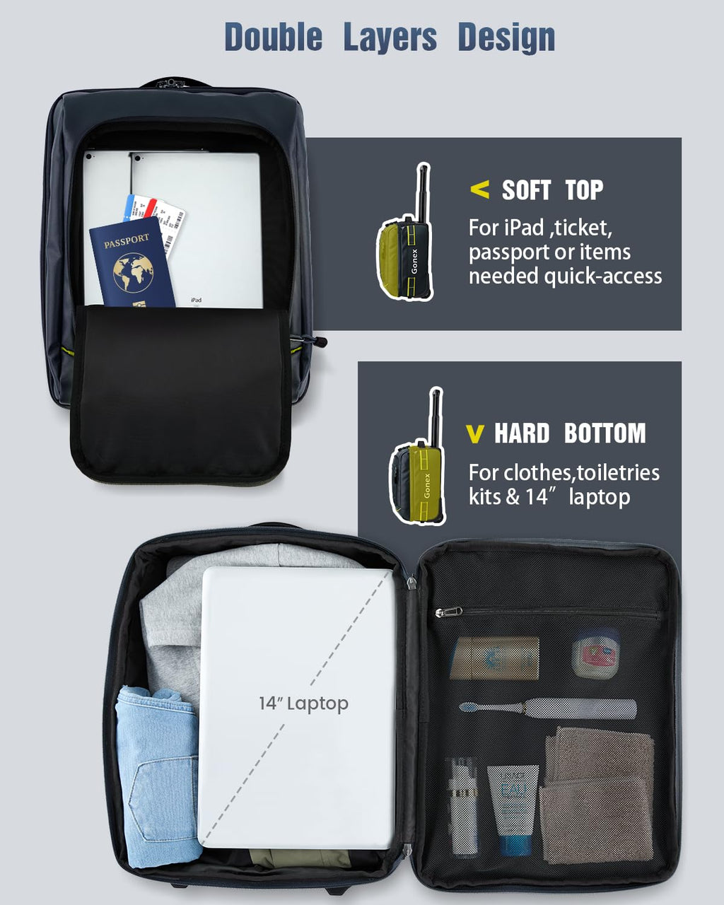 Gonex 70L Wheeled Duffle - Olive Green Travel Bag -  by Handbags Specialist Headquarter | Available at Handbags Specialist Headquarter