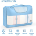 Veken Travel Cubes - 8 Piece Set - Luggage Travel Bags by Handbags Specialist Headquarter | Available at Handbags Specialist Headquarter