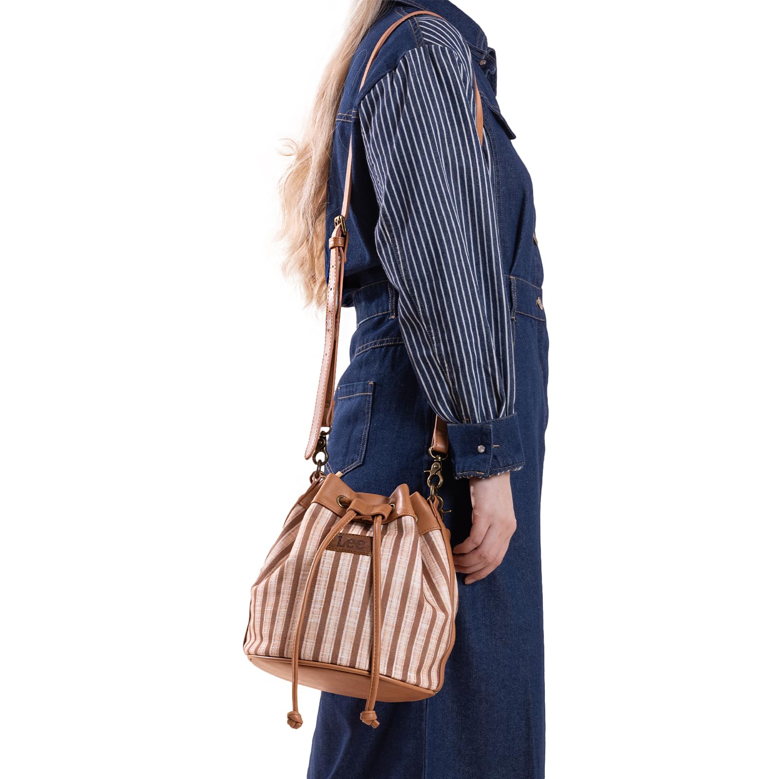 Montana West Lee Drawstring Hobo Bucket Bag -  by Handbags Specialist Headquarter | Available at Handbags Specialist Headquarter