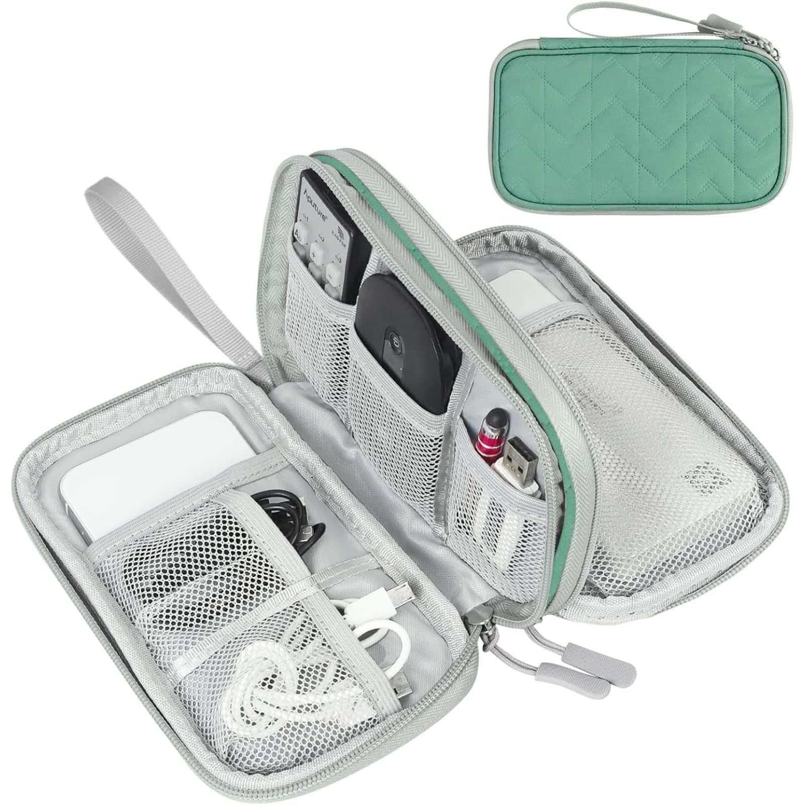 FYY All-in-One Travel Cable Organizer Pouch -  by Handbags Specialist Headquarter | Available at Handbags Specialist Headquarter
