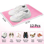 Clear View Travel Shoe Bags - 12 Pack -  by Handbags Specialist Headquarter | Available at Handbags Specialist Headquarter