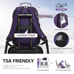 Chic Leather Laptop Backpack for Women - LoveVook - Backpack Bags by Handbags Specialist Headquarter | Available at Handbags Specialist Headquarter