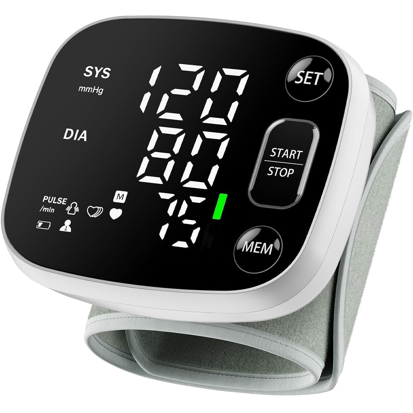 OklarHome Wrist BP Monitor: Rechargeable, Voice, LED -  by Handbags Specialist Headquarter | Available at Handbags Specialist Headquarter