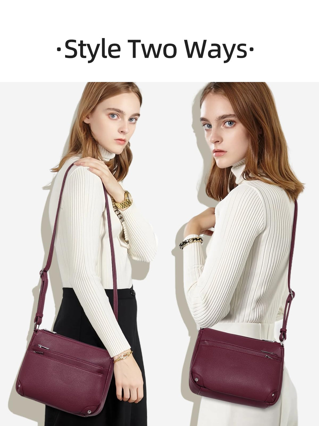WestBronco ZipSatchel: Women's Medium Crossbody Bag - Handbags by Handbags Specialist Headquarter | Available at Handbags Specialist Headquarter