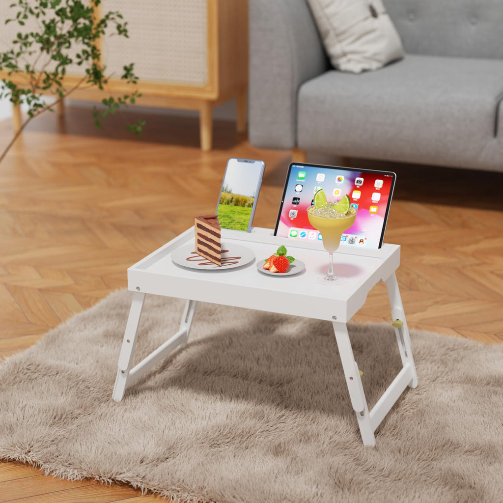 Artmeer Bamboo Foldable Bed & Laptop Tray - 2 Pack - Decor by Handbags Specialist Headquarter | Available at Handbags Specialist Headquarter