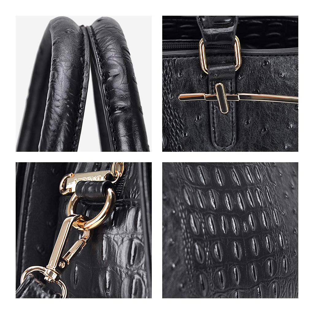 Women’s 2pc Tote & Wallet Handbag Set with 3 Compartments