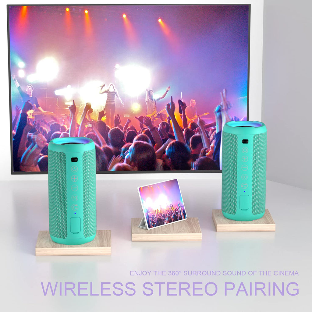 Ortizan AquaBass: IPX7 Bluetooth Speaker & Gift Pick - Decor by Handbags Specialist Headquarter | Available at Handbags Specialist Headquarter