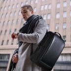 BOPai Executive Leather Backpack with USB Charging - Backpacks by Handbags Specialist Headquarter | Available at Handbags Specialist Headquarter