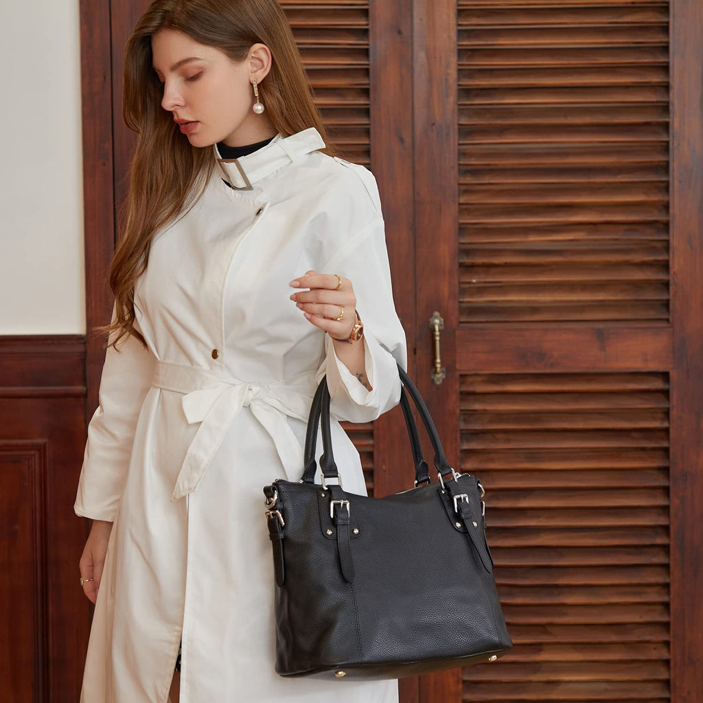 Genuine Leather Women's Tote Shoulder Bag