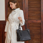 Genuine Leather Women's Tote Shoulder Bag