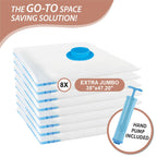 CozyVac Travel Bags with Pump - 6 Pack Space Savers -  by Handbags Specialist Headquarter | Available at Handbags Specialist Headquarter