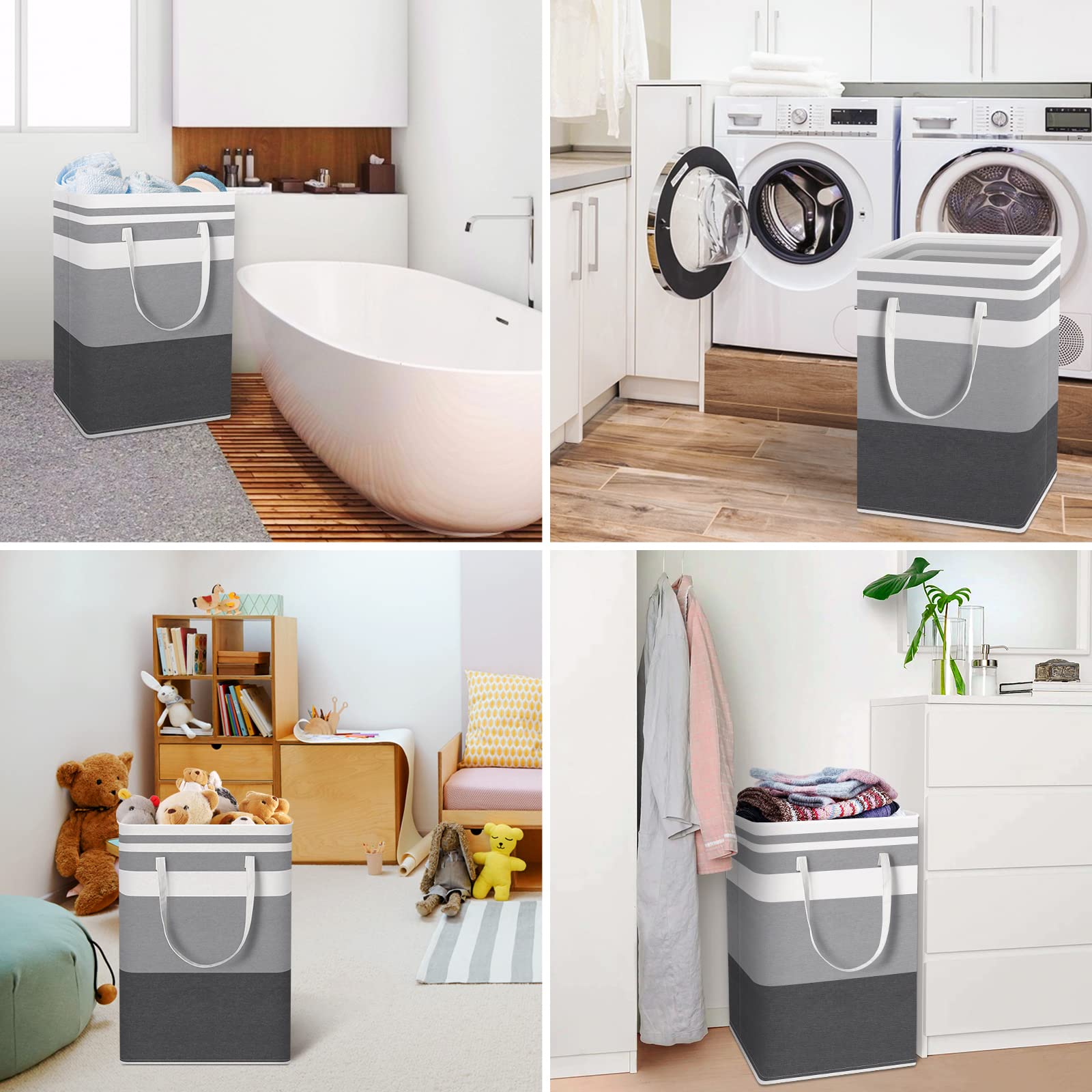 HomeHacks Duo Waterproof Laundry Baskets - Laundry Baskets by Handbags Specialist Headquarter | Available at Handbags Specialist Headquarter