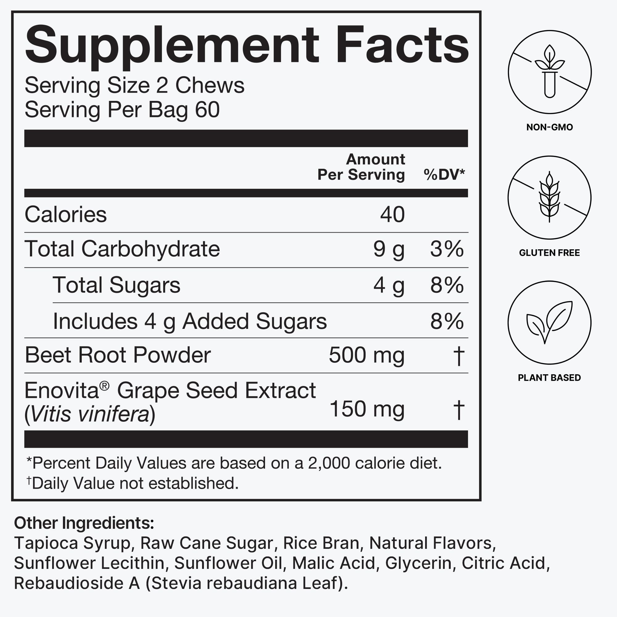 SuperBeets Heart Chews: Pomegranate Berry Boost - Health Care by Handbags Specialist Headquarter | Available at Handbags Specialist Headquarter
