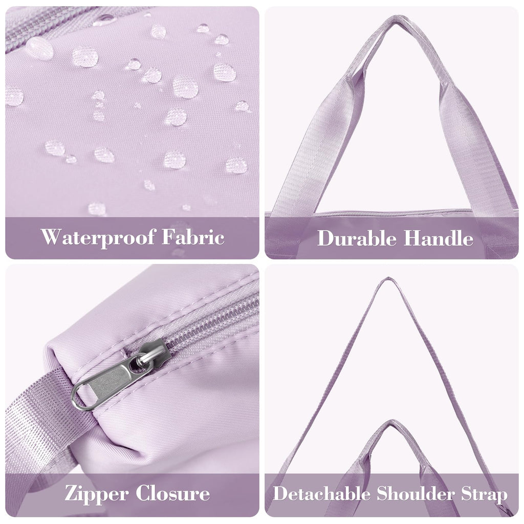 Pink Expandable Travel Duffel with Wet Pocket -  by Handbags Specialist Headquarter | Available at Handbags Specialist Headquarter