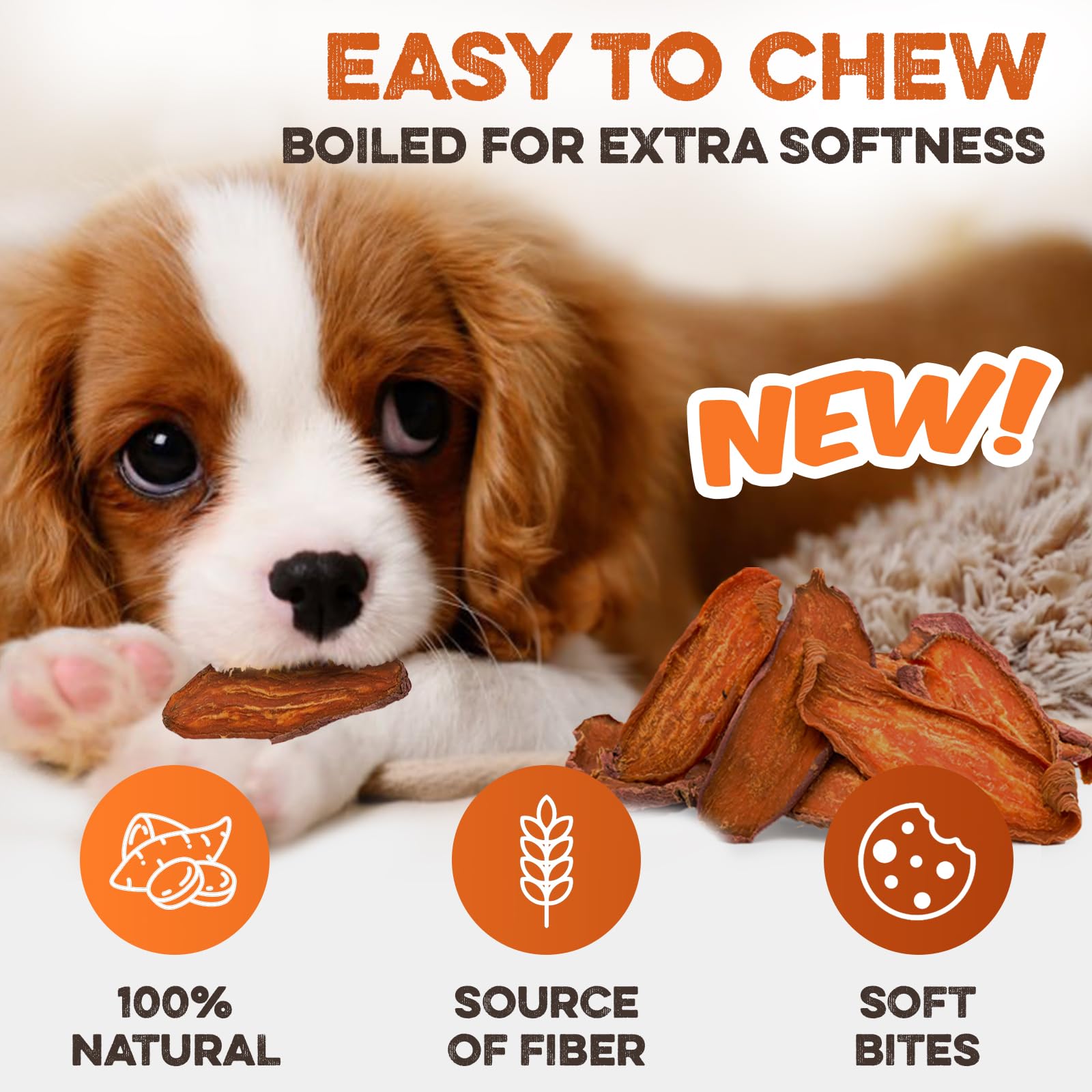 Brutus & Barnaby Sweet Potato Pup Delights - Pet Supplies by Handbags Specialist Headquarter | Available at Handbags Specialist Headquarter