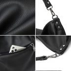 Lapsting Boho Faux Leather Hobo Shoulder Bag