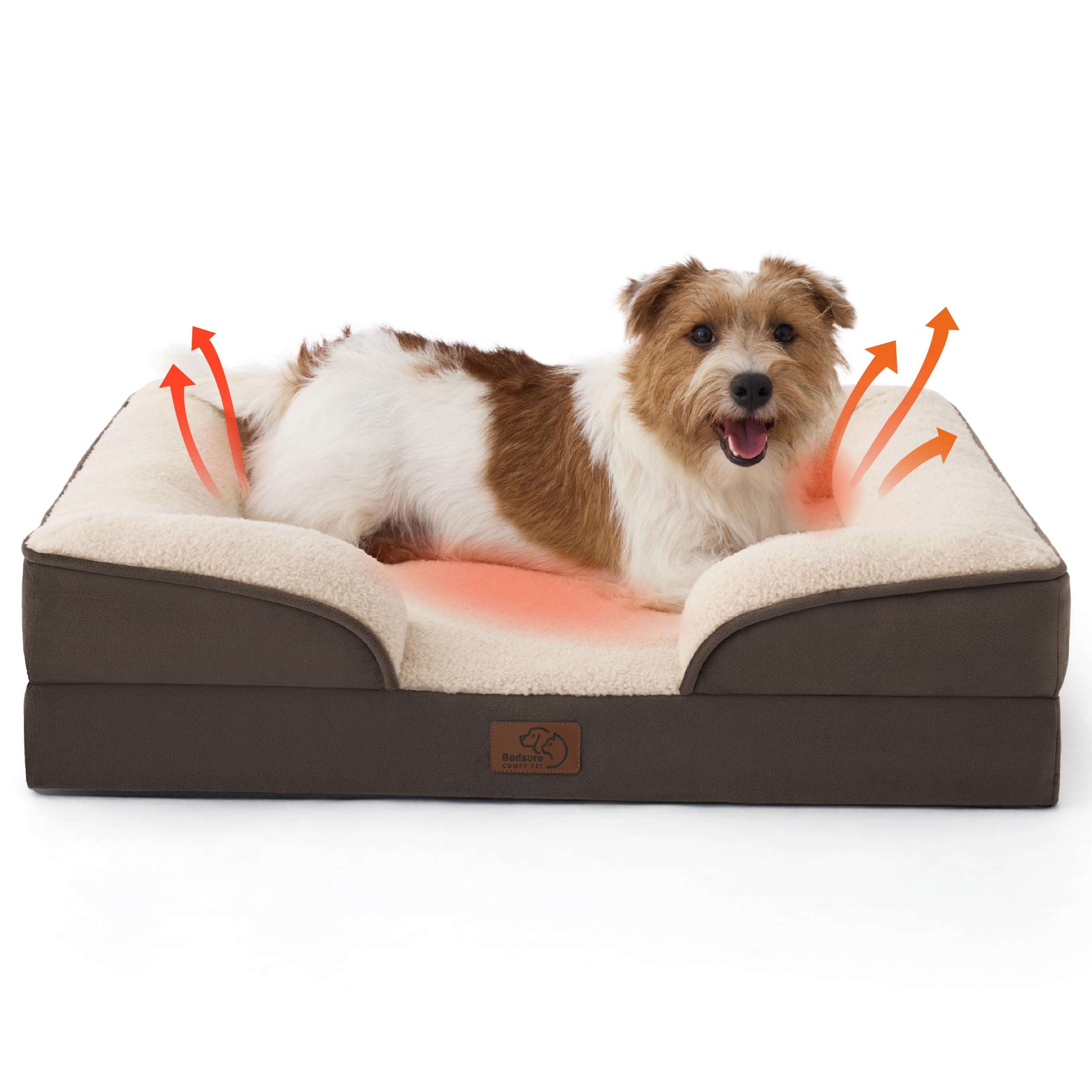 ComfyPaws Orthopedic Washable Dog Sofa - Large, Grey -  by Handbags Specialist Headquarter | Available at Handbags Specialist Headquarter