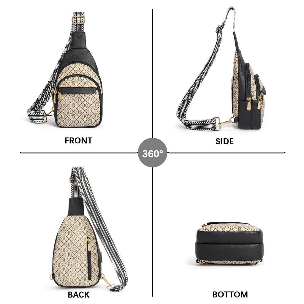 BOSTANTEN Chic Leather Crossbody Sling Bag -  by Handbags Specialist Headquarter | Available at Handbags Specialist Headquarter