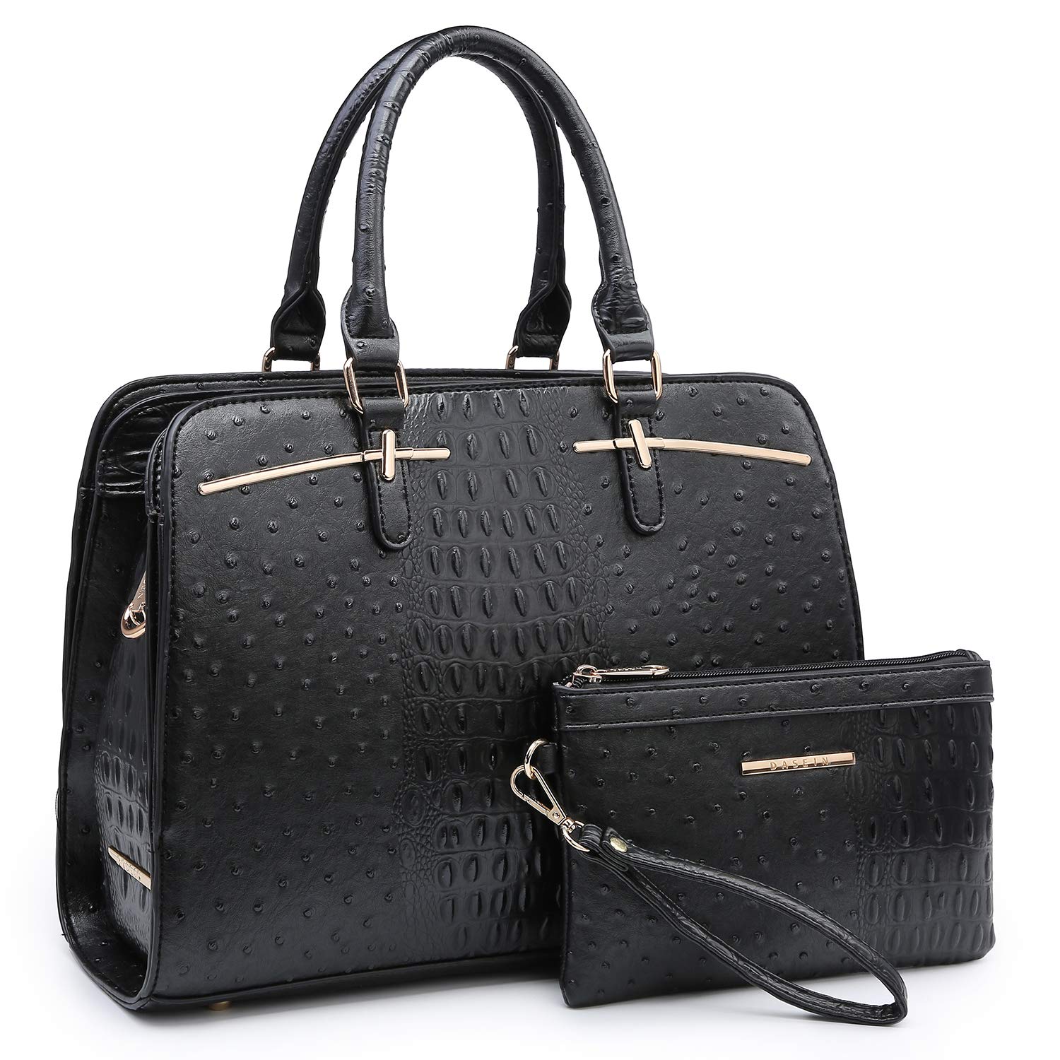 Women’s 2pc Tote & Wallet Handbag Set with 3 Compartments