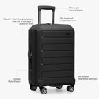 Traveler's Choice Indestructible 22 Spinner Carry-on - Luggage Travel Bags by Handbags Specialist Headquarter | Available at Handbags Specialist Headquarter