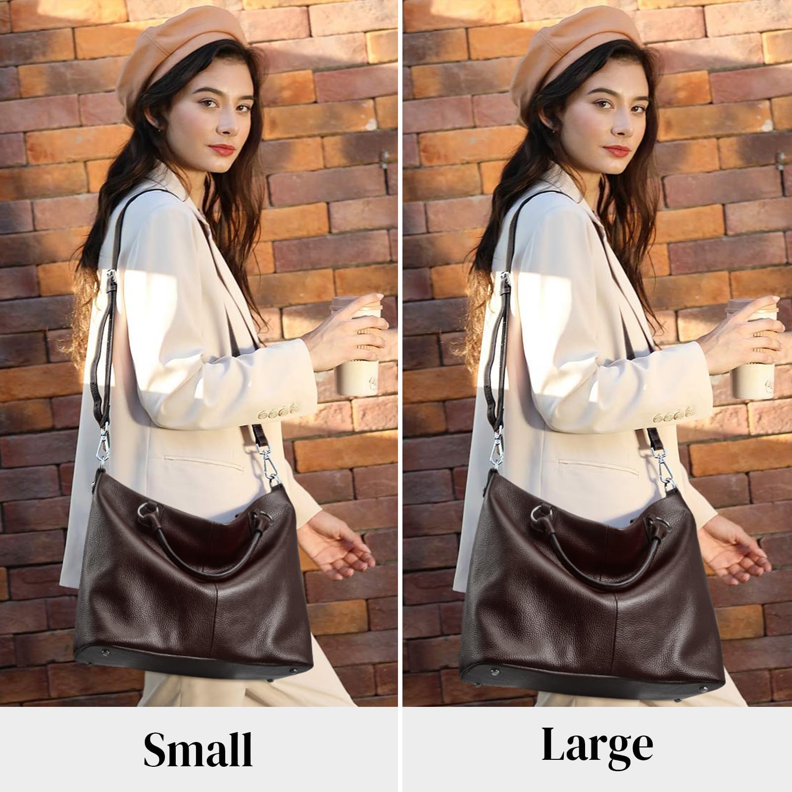 Kattee Women's Leather Tote Bag