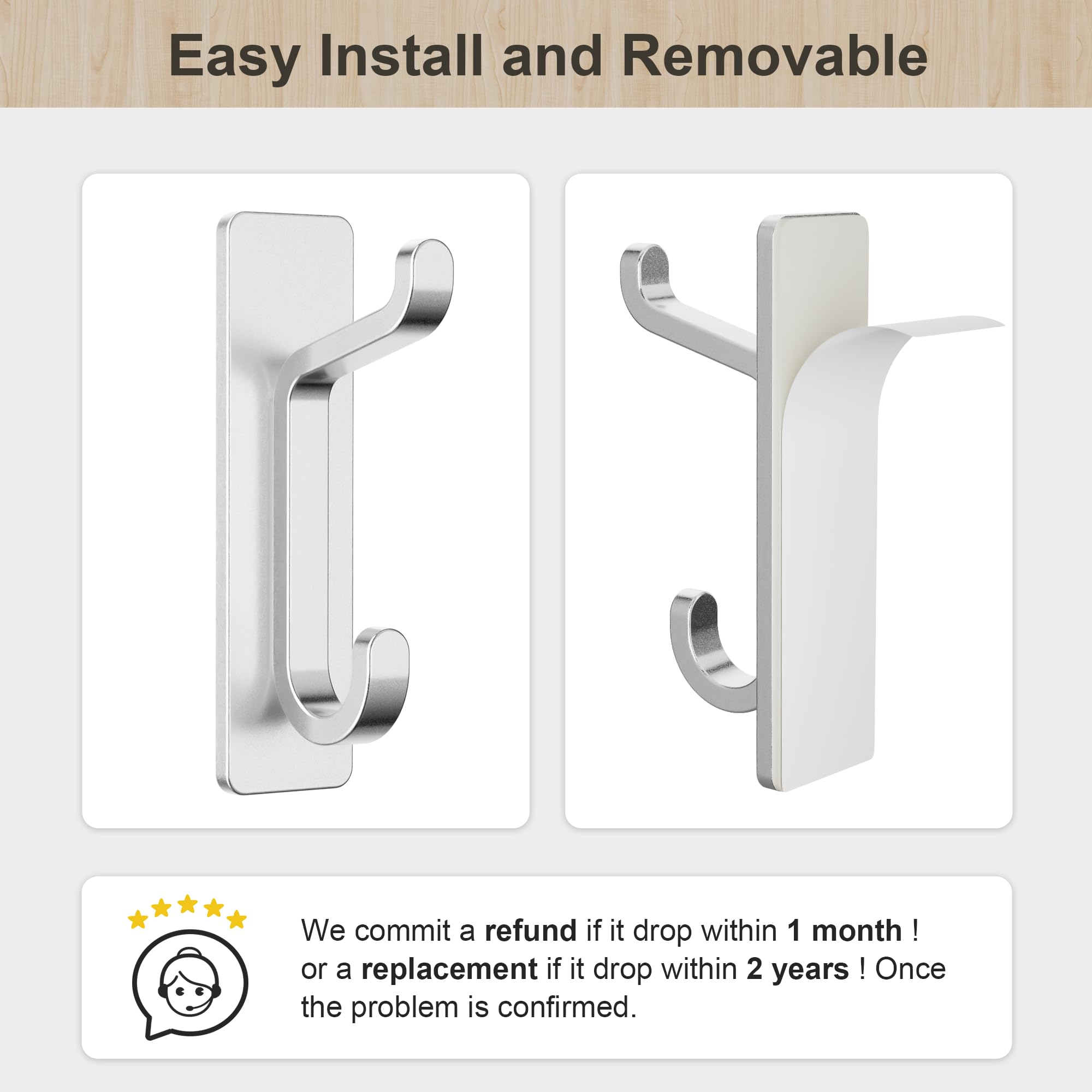 StickCoat Towel Hooks - Decor by Handbags Specialist Headquarter | Available at Handbags Specialist Headquarter