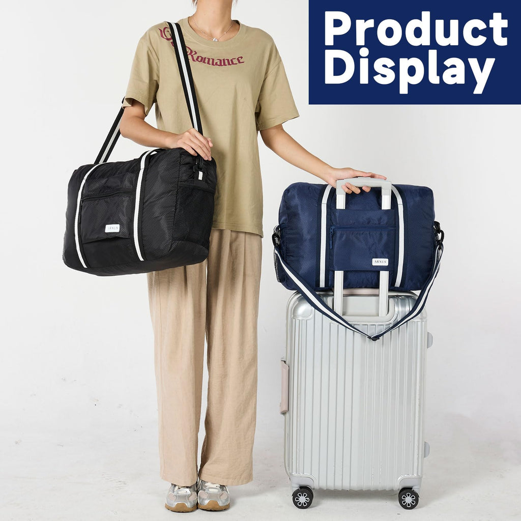 TravelLite Foldable Waterproof Duffle Tote Bag - Luggage Travel Bags by Handbags Specialist Headquarter | Available at Handbags Specialist Headquarter